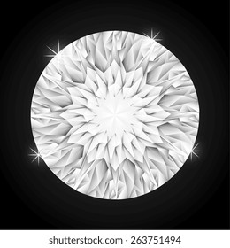 VIP design over black background, vector illustration.