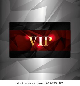 VIP design over silver background, vector illustration.