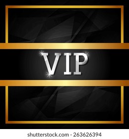 VIP design over white background, vector illustration.