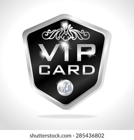 VIP design over white background, vector illustration.