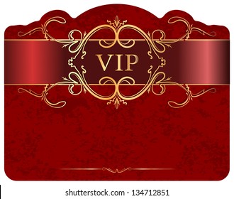 VIP design. Vector illustration.