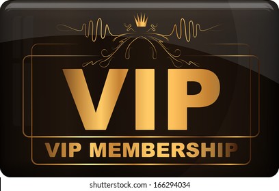 VIP design. Vector illustration. 