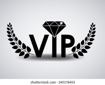 VIP design, vector illustration.