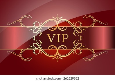 VIP design. Vector illustration. 