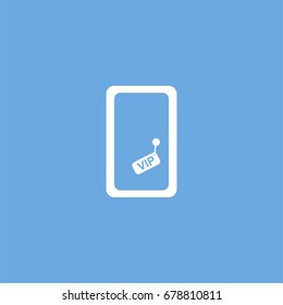 vip door icon. vector sign symbol on white background