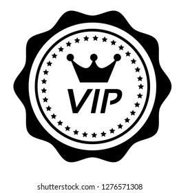 VIP emblem, label, badge,sticker, logo.Designed for your web site design, logo, app, UI