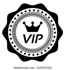 VIP emblem, label, badge,sticker, logo.Designed for your web site design, logo, app, UI