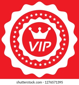 VIP emblem, label, badge,sticker, logo.Designed for your web site design, logo, app, UI