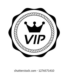 VIP emblem, label, badge,sticker, logo.Designed for your web site design, logo, app, UI