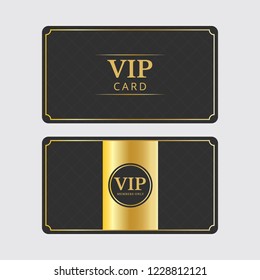 Vip Exclusive Member Card Vector Template