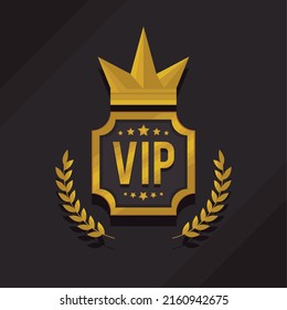 marco vip con icono de corona