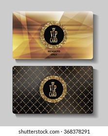 VIP gold cards