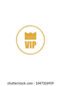 Vip gold stamp