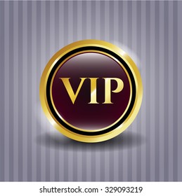 Emblema dorado VIP