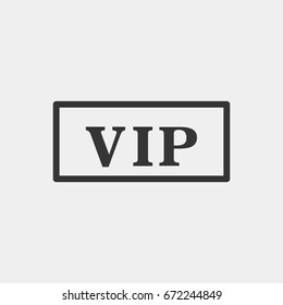 Vip icon illustration isolated vector sign symbol