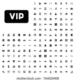 Vip icon illustration isolated vector sign symbol. airport icons set for web and mobile.