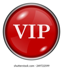 VIP icon. Internet button on white background. 