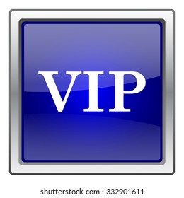 VIP icon. Internet button on white background. EPS10 vector.