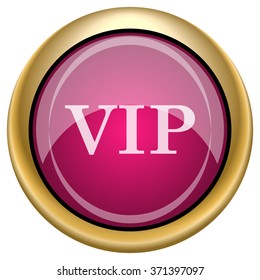 VIP icon. Internet button on white background. EPS10 vector.