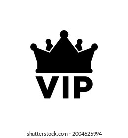 VIP-Symbol einzeln auf weißem Hintergrund