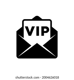 VIP icon, isolated logo on a white background
