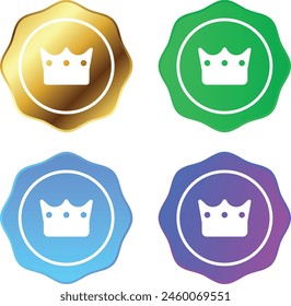 VIP Icon Membership Set Illustration