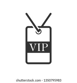 VIP Icon. Priority People Illustration As A Simple Vector Sign & Trendy Symbol for Design and Websites, Presentation or Mobile Application.