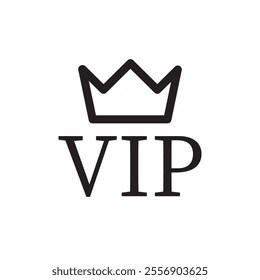 VIP icon Thin line art collection