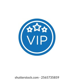 VIP icon Thin line illustration set