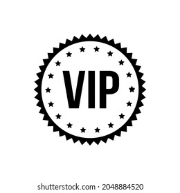 Vip icon vector. Very important person illustration sign. club symbol or logo.
