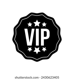 Vip icon vector. Very important person illustration sign. club symbol or logo.