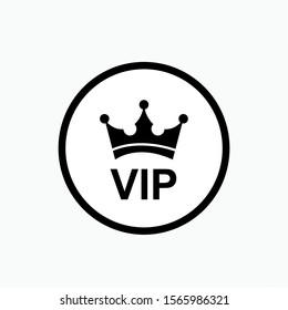 VIP Icon. Very Important Person, Priority Symbol for Design and Websites, Presentation or Mobile Application. 