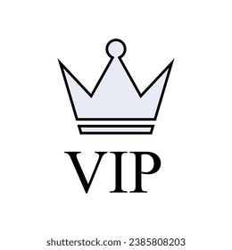 VIP Icon. Very Important Person. Priority Symbol for Design and Websites, Presentation or Application – Vector.     