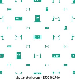 vip icons pattern seamless white background. Included editable filled vip door, fence, Red carpet barrier, red carpet icons. vip icons for web and mobile.