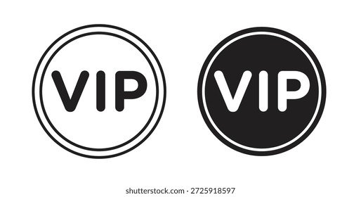 Iconos VIP. Icono lineal de Vector aislado sobre fondo blanco.