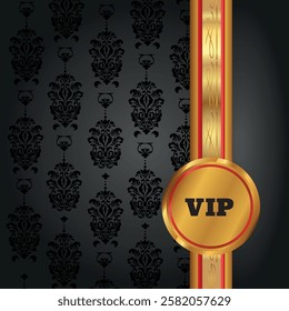 Vip invitation luxury gold card for event high class privileges status