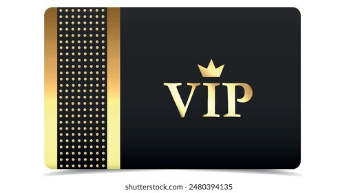 VIP. VIP Invitation. Premium card. VIP card. Luxury template design. Vip gold ticket.	