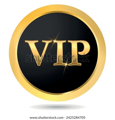 VIP.VIP Invitation.Premium card.Luxury template design.Vip gold ticket.Gold Premium Vip quality badge	