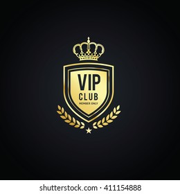 VIP Luxury Club Logo Template