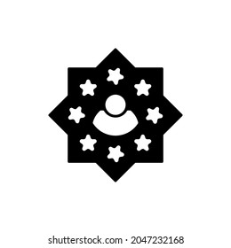 Diseño vectorial de ilustración de icono de miembro VIP.