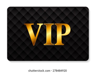 ILUSTRACIÓN VECTORIAL de la tarjeta de miembros VIP EPS10