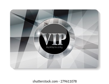 VIP Members Card Vector Illustration EPS10