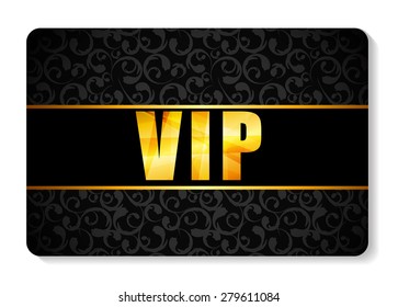 VIP Members Card Vector Illustration EPS10