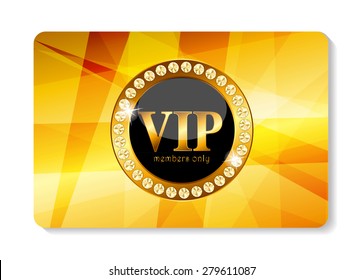 VIP Members Card Vector Illustration EPS10