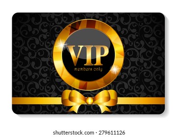 VIP Members Card Vector Illustration EPS10