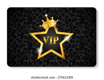 VIP Members Card Vector Illustration EPS10