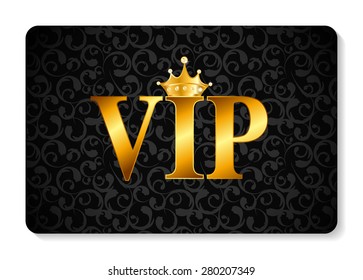 VIP Members Card Vector Illustration EPS10