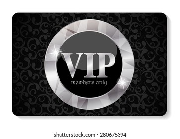 VIP Members Card Vector Illustration EPS10