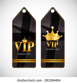 VIP Members Card Vector Illustration EPS10