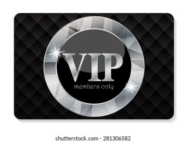 VIP Members Card Vector Illustration EPS10